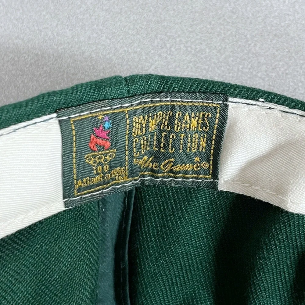 Vintage Atlanta 1996 Olympics SnapBack Hat Green Centennial Games Cap Rare New!